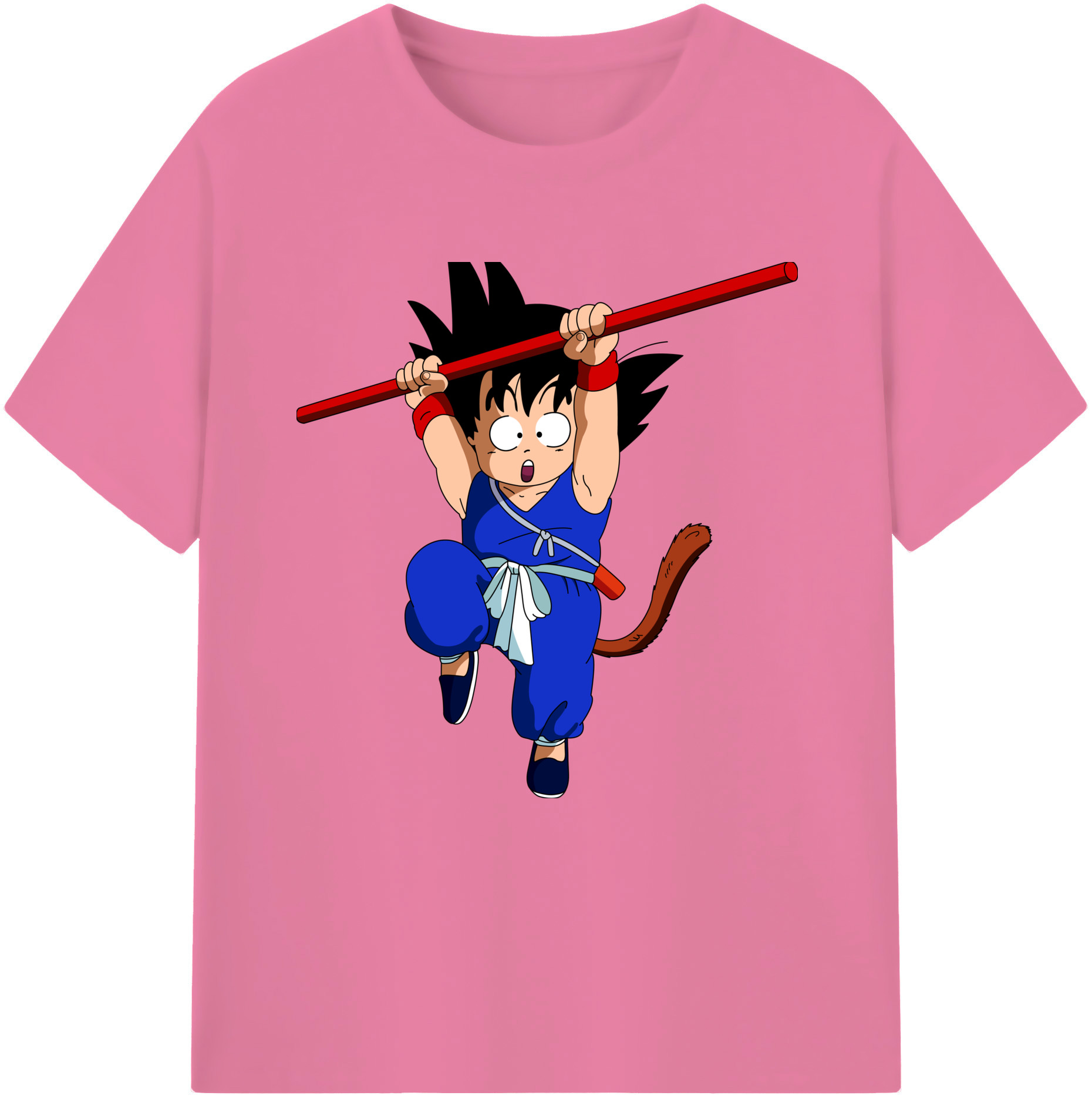 （画像用） ドラゴンボール 孫悟空（そん ごくう）Son Goku カカロット DRAGON BALL Kakarotto 綿100％半袖Tシャツ（フロントプリント）
